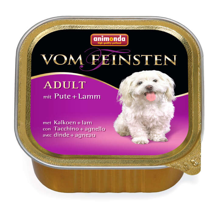 animonda Hunde-Nassfutter Adult Pute + Lamm
